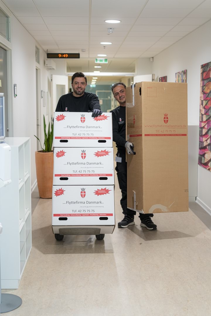 Flytning af Flyttefirma Danmark